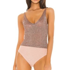 Free People Gold Coast Bodysuit XS